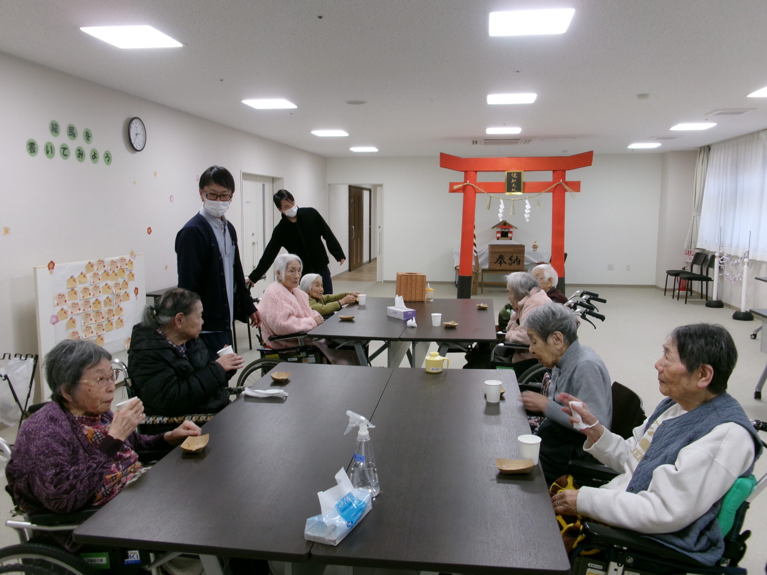 みんなでお参り👏